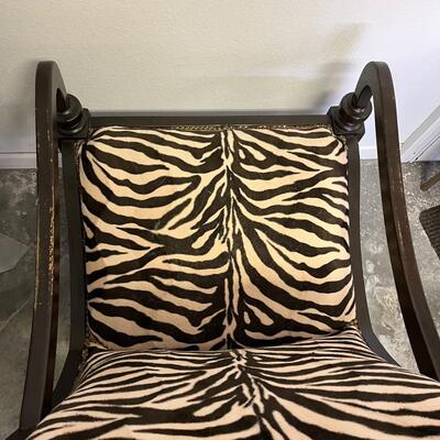 Zebra Print Armchair (G-MG)