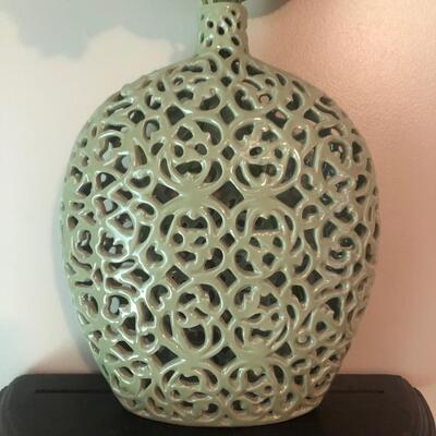 Ceramic Vase With Wall Shelf  & Chair (MB-PS)