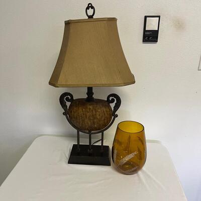 Glass Vase & Table Lamp (G-MG)