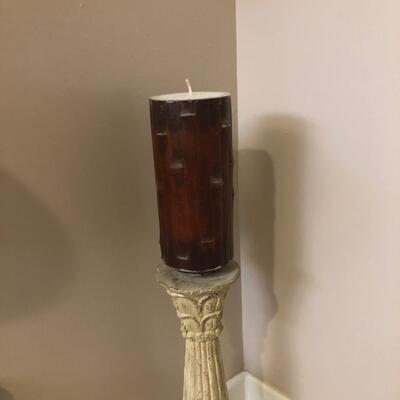 Decorative Metal Planter With Candle Holder (MB-PS)