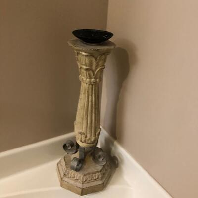 Decorative Metal Planter With Candle Holder (MB-PS)