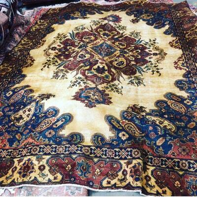 Fine quality, authentic Hand Knotted Antique Persian Rug, 8'6
