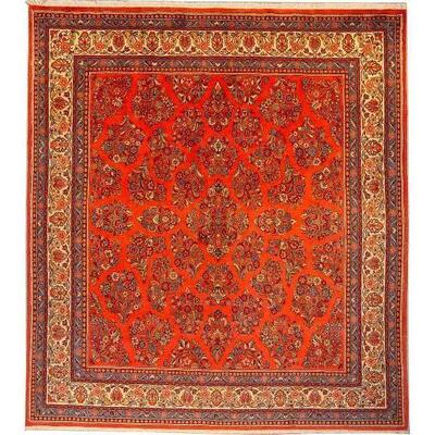 Fine quality,  Persian Hand-Knotted Sarough Fine Quality                  
Wool Rugs, 7' X 9'                         
on Perfect...