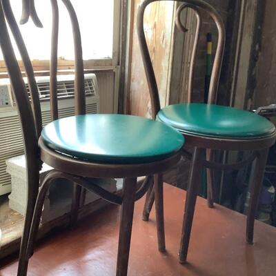 Sturdy wood table and chairs