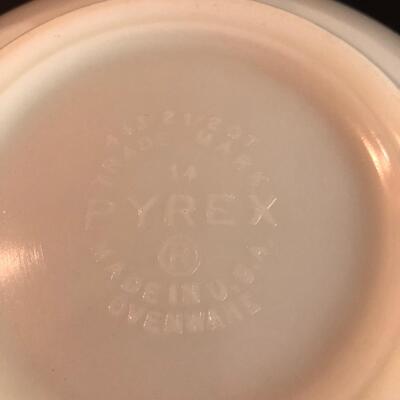 Vintage Pyrex Amish Butterprint Cinderella Turquoise 3 Nesting Bowls (K-JF)