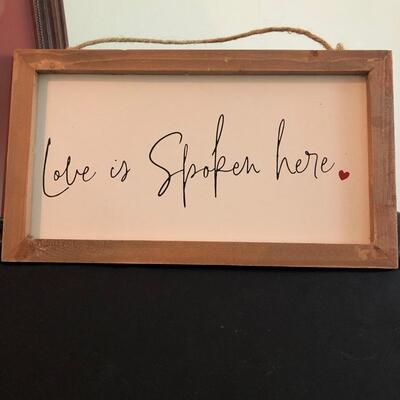 Thoughtful Words of Love Decor Collection (K-JF)