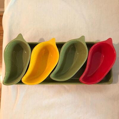 Pfaltzgraff & More Plates, Mugs, Canister, Bowls & Dip Server (K-JF)