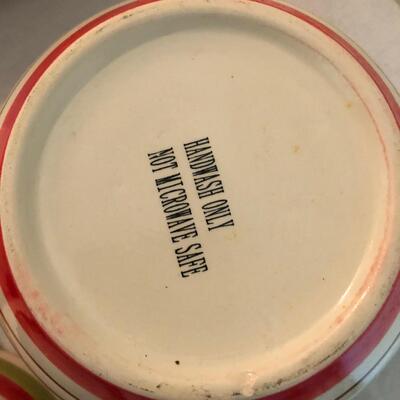 Pfaltzgraff & More Plates, Mugs, Canister, Bowls & Dip Server (K-JF)