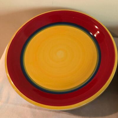 Pfaltzgraff & More Plates, Mugs, Canister, Bowls & Dip Server (K-JF)