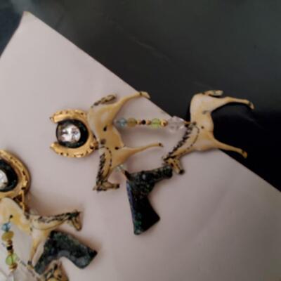 Lunch at the Ritz Earrings- Kentucky Derby Horse Races