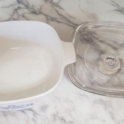 Vintage corning ware cornflower casserole