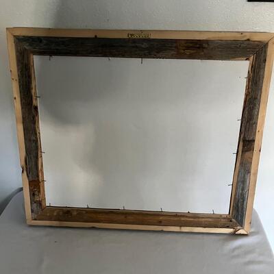 Rustic Framed Photo & Faux Ferns (G-MG)