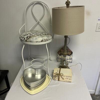 Metal Chair, Table Lamp & More (G-MG)