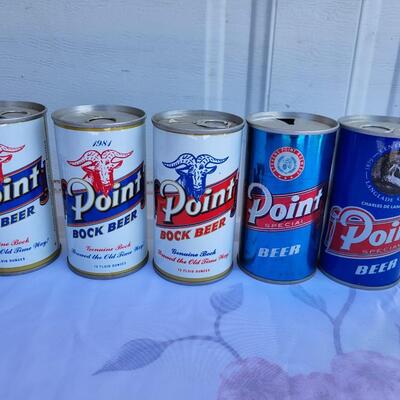 5 VINTAGE POINT SPECIAL BEER CANS #9