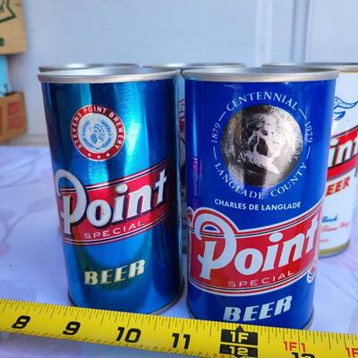 5 VINTAGE POINT SPECIAL BEER CANS #9