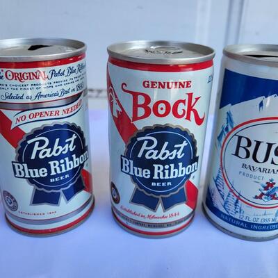5 pc VINTAGE BEER CAN COLLECTION #10