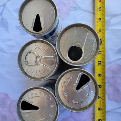 5 pc VINTAGE BEER CAN COLLECTION #10
