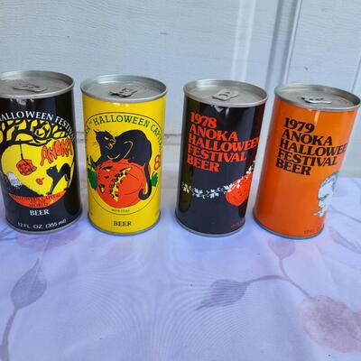 4 pc VINTAGE BEER CAN COLLECTION #13