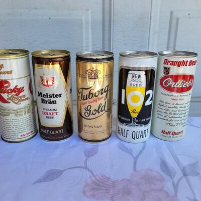 15 pc VINTAGE BEER CAN COLLECTION #16