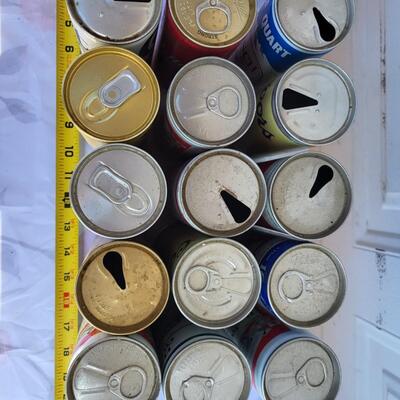 15pc VINTAGE BEER CAN COLLECTION #17