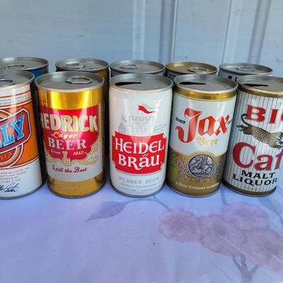 15 pc VINTAGE BEER CAN COLLECTION #18