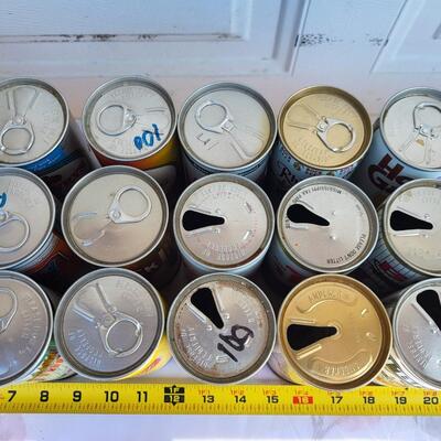 15 pc VINTAGE BEER CAN COLLECTION #18