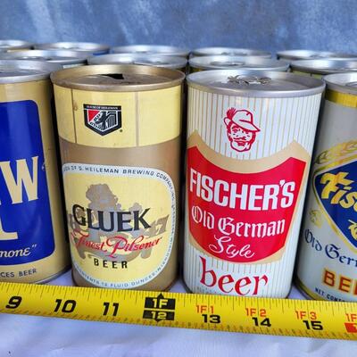 15pc VINTAGE BEER CAN COLLECTION #20