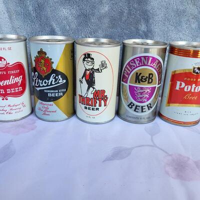 15pc VINTAGE BEER CAN COLLECTION #21