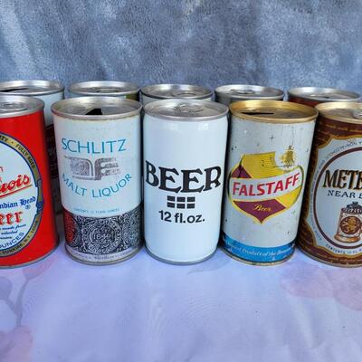 15pc VINTAGE BEER CAN COLLECTION #21