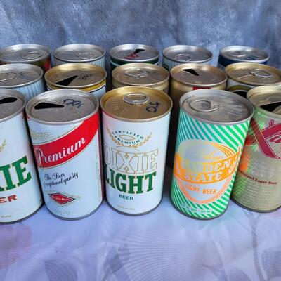 15PC VINTAGE BEER CAN COLLECTION #22