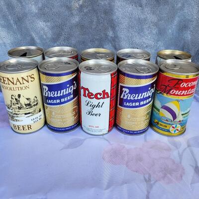 15PC VINTAGE BEER CAN COLLECTION #25