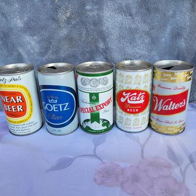 15PC VINTAGE BEER CAN COLLECTION #26
