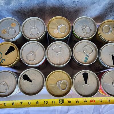 15pc VINTAGE BEER CAN COLLECTION #27