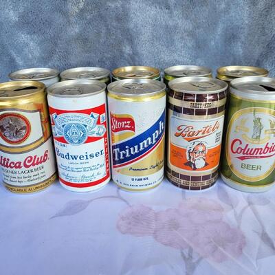 15pc VINTAGE BEER CAN COLLECTION #27