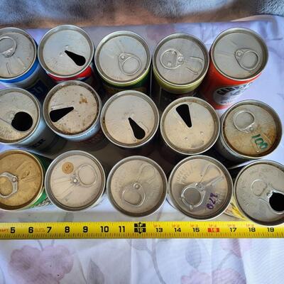 15pc VINTAGE BEER CAN COLLECTION #28