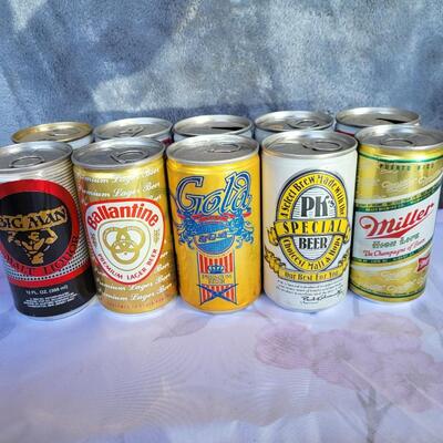 15pc VINTAGE BEER CAN COLLECTION #29