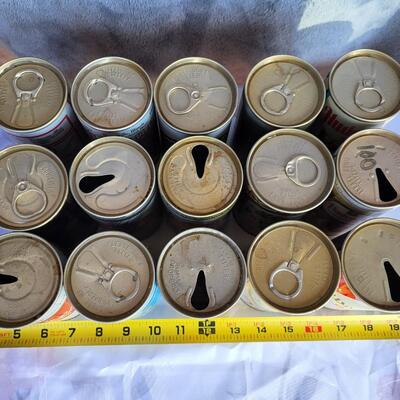 15pc VINTAGE BEER CAN COLLECTION #30