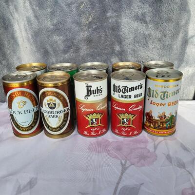 15pc VINTAGE BEER CAN COLLECTION #32