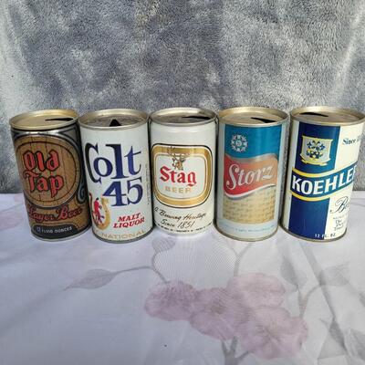 15pc VINTAGE BEER CAN COLLECTION #33