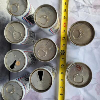 9pc VINTAGE BEER CAN COLLECTION #34