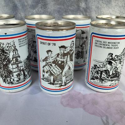 9pc VINTAGE BEER CAN COLLECTION #34