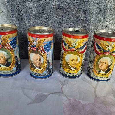 4PC VINTAGE LUCKY BEER CAN COLLECTION #35