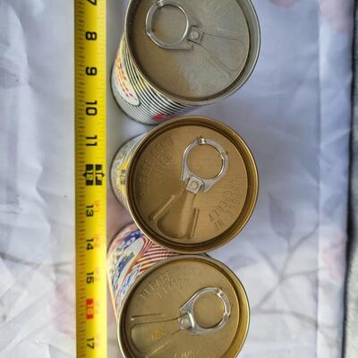 3PC VINTAGE GARDEN STATE BEER CAN COLLECTION #36