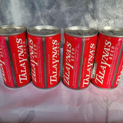 4pc VINTAGE TALAYNAS BEER CAN COLLECTION #37