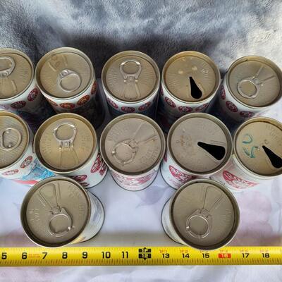 12pc VINTAGE BEER CAN COLLECTION #41
