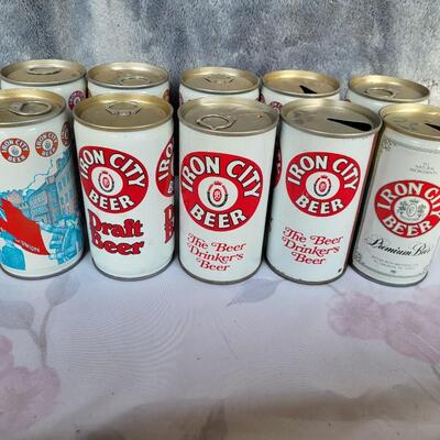 12pc VINTAGE BEER CAN COLLECTION #41