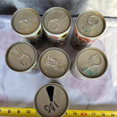 VINTAGE PITTSBURGH STEELERS BEER CAN COLLECTION