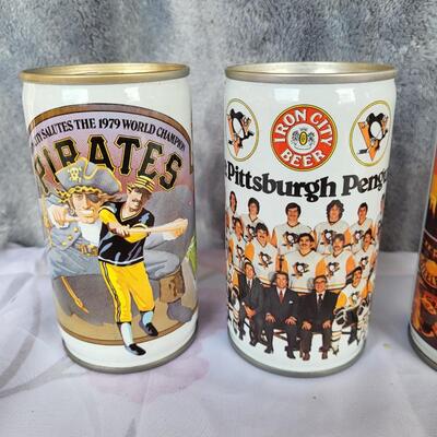 VINTAGE PITTSBURGH HISTORY BEER CAN COLLECTION