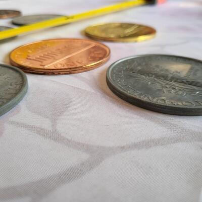 10pc VINTAGE LARGE COINS COLLECTION