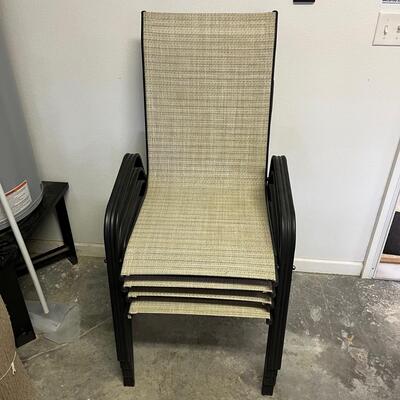 Four Aluminum Sling Chairs (G-MG)